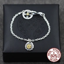 Браслет из стерлингового серебра S925 пробы, модное ювелирное изделие, индивидуальный классический ретро стиль, латунный браслет для моделирования птиц, подарок для влюбленных, хит