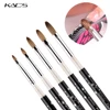 KADS Kolinsky Sable Acrylic Brush Size 2#/4#/6#/8#/10# Acrylic Brush Professional Black Kolinsky Sable Acrylic Nail Brushes 1