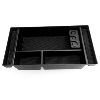

Center Console Organizer Tray Case w/ Coin Box & Slot Mat fit for Chevy Silverado GMC Sierra 1500