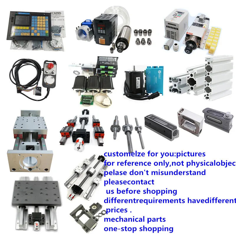 

HGR20 Linear Guide SFU1605 BallScrew Nema 23 Motor /nema 34 closed loop motor for 3d Printer Parts XYZ Robotic Arm Kit