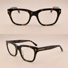 Прозрачные оправы для очков мужские оправы для очков для женщин компьютерные очки для близорукости Женские квадратные оправы TF5178