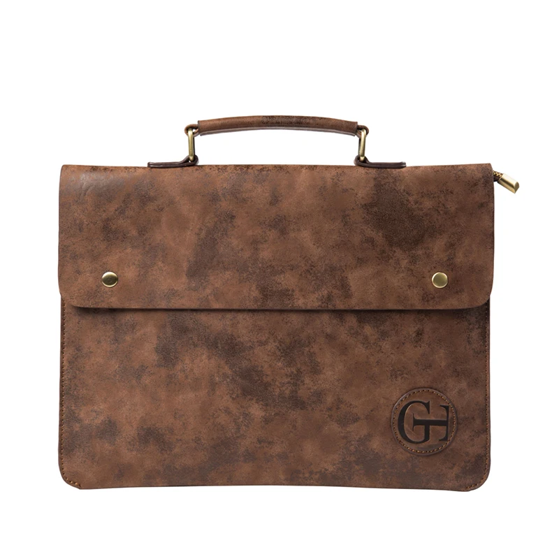 

New LEATHER Men Bag Leisure Men's Bag Thin Light Business Messenger Bags Portable Briefcase 12 Inch Laptop A4 document Handbag
