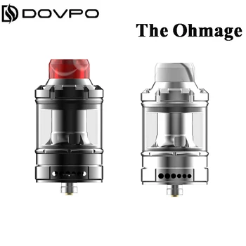 

Dovpo The Ohmage Sub-Ohm Tank Dual Stacked mesh coil Atomizer 5ml Balanced vapor production Electronic Cigarette Vaporizer