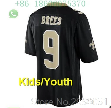 А+++ качественная детская одежда Элвин Камара 41 Drew Brees 9 Майкл Томас 13 Джерси Орлеан