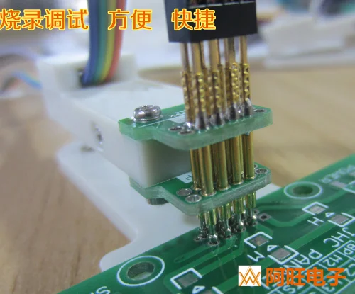Зажигание пружинный штырь расстояние 2 0 мм 4 P Двухрядный STM32 STC фута отладка
