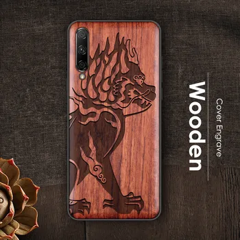 

Redmi Note 8 Pro Case Hard anti-Knock for xiaomi redmi note 8 Note7 7 mix 2 2S 3 MI 8 SE wood back Cover carving engraving Case