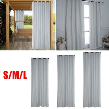 

Sunproof Waterproof Outdoor Waterproof Shading Curtain ImitationCurtain Finished Curtain Cross-border Perforated Curtain
