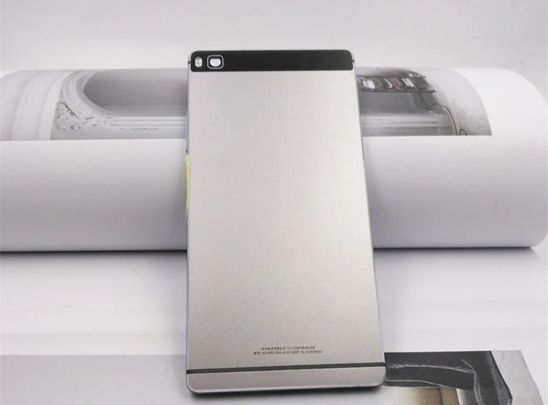 Для huawei P8 задняя крышка батарейный CoverGRA-L09+ для huawei P8 передняя рамка Замена - Цвет: gray
