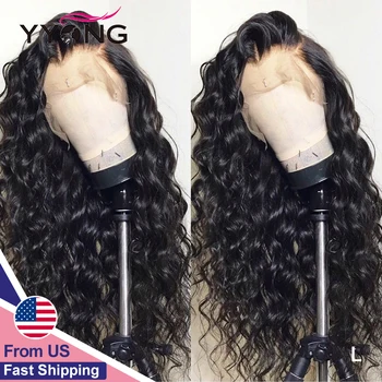 

YYong 13X4 Lace Front Wig 13x1 Hairline Lace Part Wig Malaysian Swiss Lace Remy Human Hair Lace Frontal Wig Pre Pluck Loose Deep