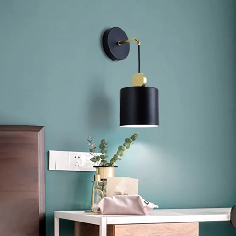 nordice stone crystal lampes suspendues bedroom light led corridor bedside wall lamp | Освещение