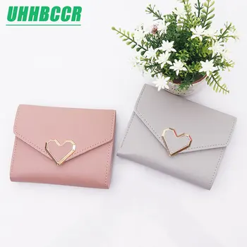 

Women Wallets Small Fashion Brand Leather Purse Women Ladies Card Bag For Women 2019 Clutch Women Female Purse Money Clip Wallet