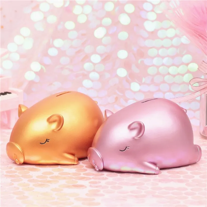 Lucky Big Gold Pig Piggy Bank Meng подарок на день рождения новый год креативный отправка детям
