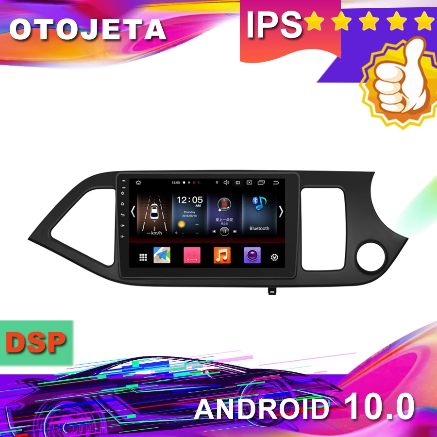 

New Arrival in stock,Android 10.0 Car GPS for KIA Picanto Car Radio KIA Morning Multimedia tape recorder bluetooth navigation