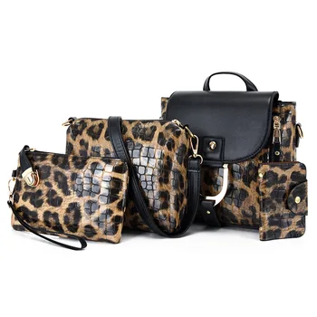 

On the New 2020 Hot Selling Women's Bag Fashion Four-Piece Set Different Size Bags Fashion One-Shoulder Cross-Body Women's Bag