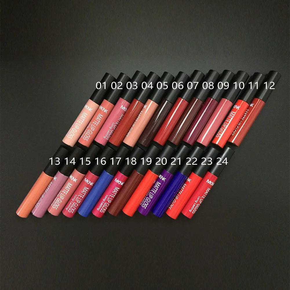 

Makeup Matte Lip Gloss Liquid Lipstick Make Up Lipgloss Cosmetics Batom Beauty Tool V9-Drop