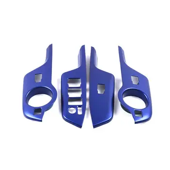 

Trim Window Lift Switch Cover Blue ABS For Toyota C-HR CHR 2016-2020 Auto