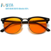 IVSTA, настоящий синий светильник, блокирующие очки, блоки, 95%, анти голубой луч, игровые очки, компьютер, смартфон, телевизор, минус глаз, старин 3016