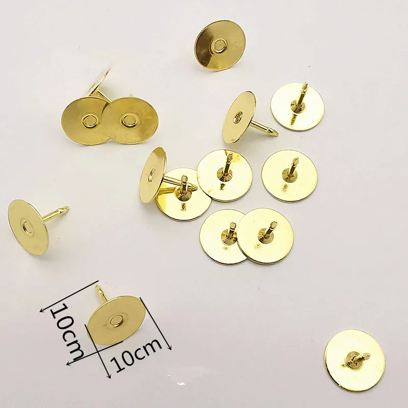 Porte-épingles En Métal 6x5 Mm - Dos D'épingle à Verrouillage - Neuf - Uxcell