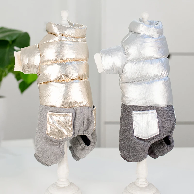 Зимняя одежда для собак, одежда для маленькие собачки Чихуахуа панель в форме французского бульдога комбинезоны Pet куртки для собак Щенок-Мопс предмет одежды