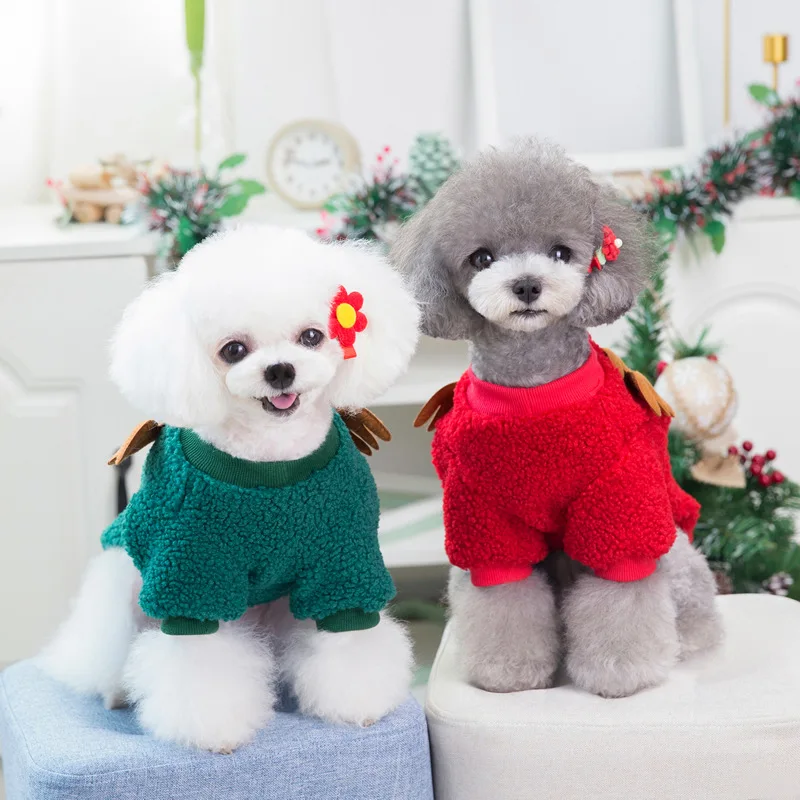 크리스마스 개 스웨터 겨울 따뜻한 애완견 개 옷 코트 강아지 고양이 옷 강아지 코트 치와와 작은 개를 위한 애완 동물 의류