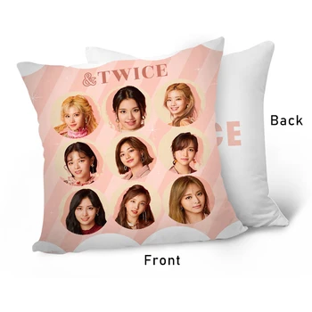 

Kpop TWICE Album <SWING> Double-side Pillow K-pop TWICE Printing Sofa Cushion PP Cotton Car Cushion Fan Collection Drop Shipping