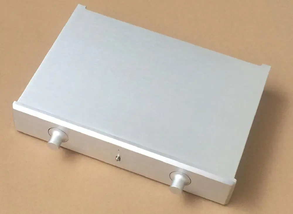 Size W300 H61 5 D228 Pre amp headphone amplifier DAC decoder All aluminum chassis BZ3306 power amplifier chassis