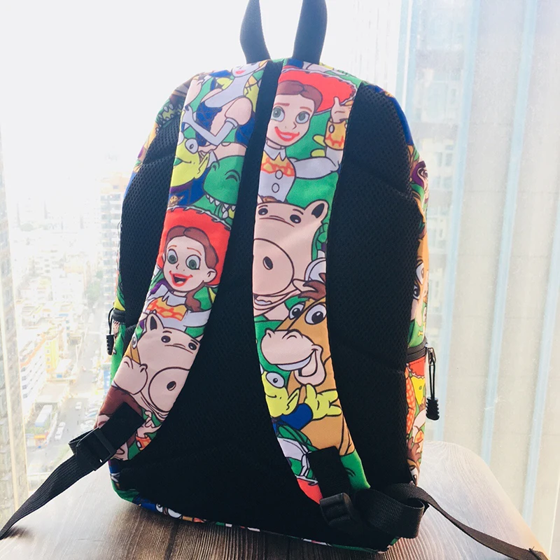 Woody Buzz Рюкзаки Мультфильм школьный рюкзак повседневные студенческие сумки дорожный ранец унисекс подарок