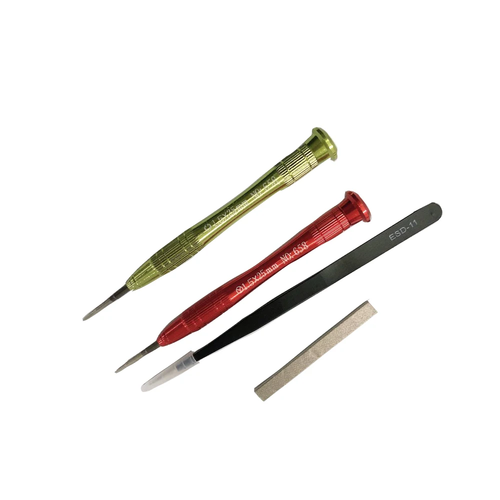 

10 наборов наборы для разборки прочный крестообразный 1,5 мм сигнальный губка три крыла инструмент для ремонта Отвертка Пинцет для Swith для N-S