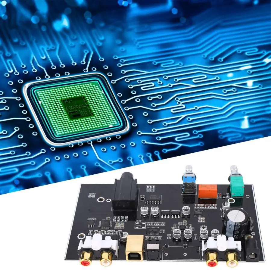 Мультиметр зонд DC12V PCM5100 DAC плата волоконно-оптический USB усилитель аудио