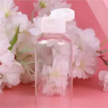 

10pcs 100ml Empty Bottles With Flip Cap Lotion Shampoo Subpackaging Bottle Cosmetic Toner Refillable Bottle For Travel