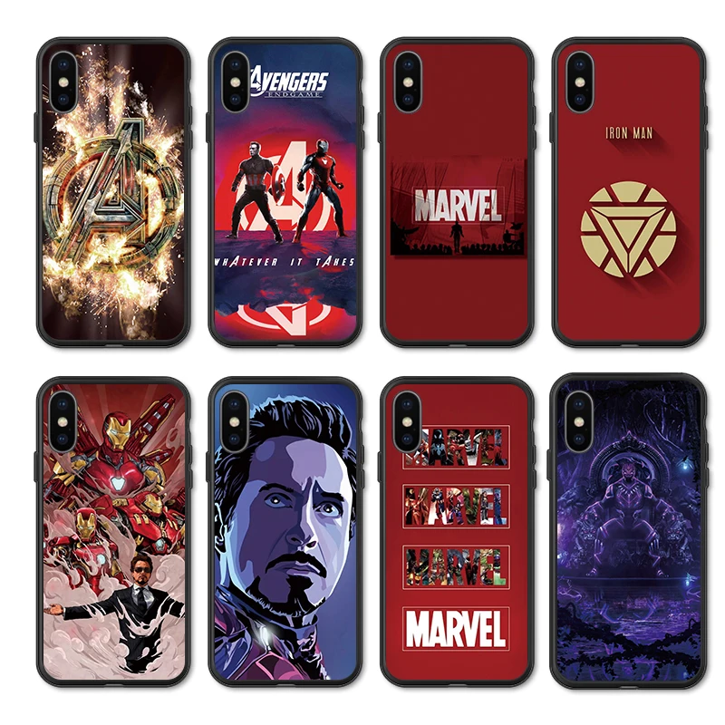 Marvel Мстители комиксы силиконовый мягкий чехол для телефона iphone 11 PRO X XS MAX XR 7 8 6 5 6s