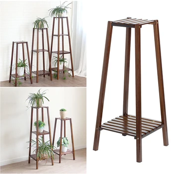 

1pc Modern Living Room Storage Shelf Indoor Flowerpot Shelf Balcony Flower Rack Double-layer Green Plant Flower Rack
