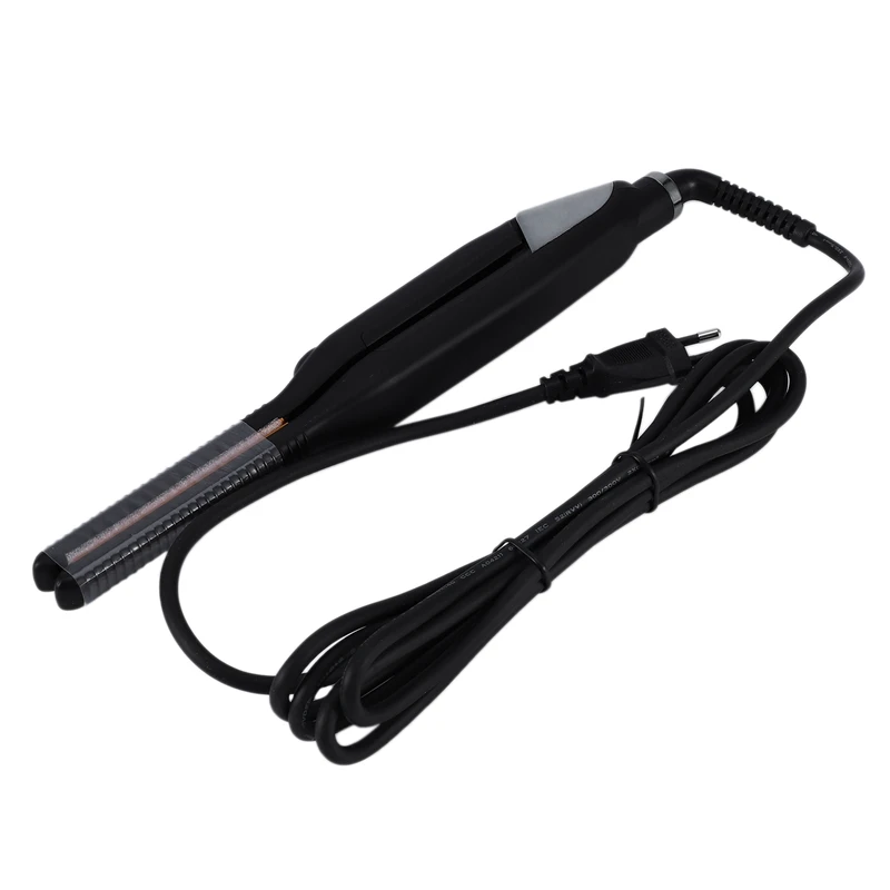 10mm Small Flat iron Fast Heating Negative Ion Ceramic Flat Iron Curling Iron Hair Straightening Iron Small Wave Hair Iron EU Pl