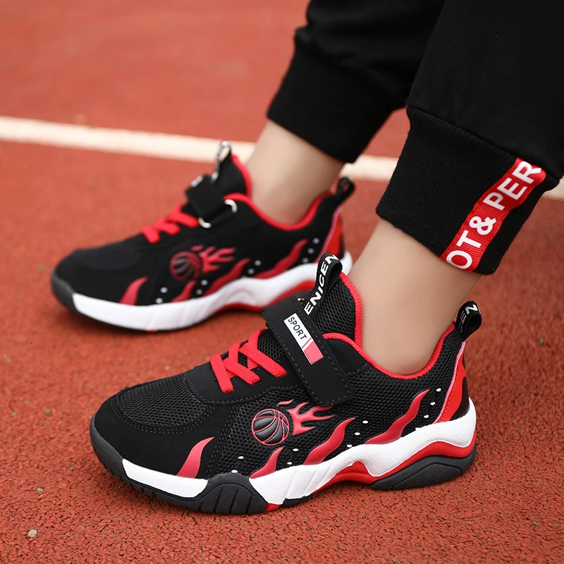 

Brand Kids Running Shoes Children Sport Shoes Tenis Infantil Boys Basket Footwear Ball Pattern Breathable Air Mesh Boy Sneakers