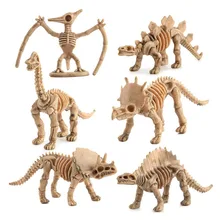 12 шт. Пластиковая Фигурка динозавра имитация Реалистичного скелета динозавра фигурки развивающие игрушки коллекция