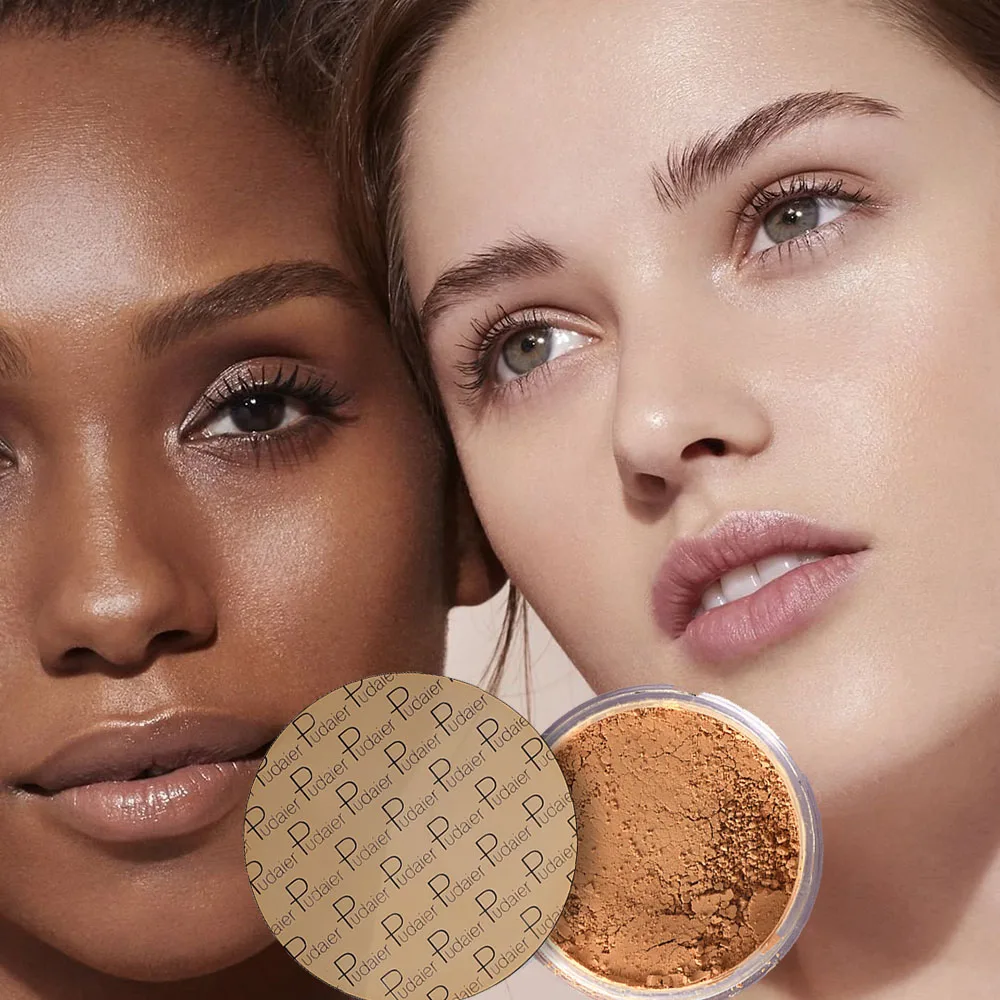 

New Face Makeup Oil Control Powder Makeup Long Lasting Matte Skin Contour Loose Face Powder Cosmetics Women Makeup Beauty