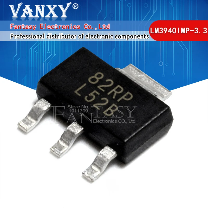 10PCS-LM3940IMP-3-3-SOT-223-L52B-LM3940IMPX-3-3-SOT223-LM3940-3-3-V ...