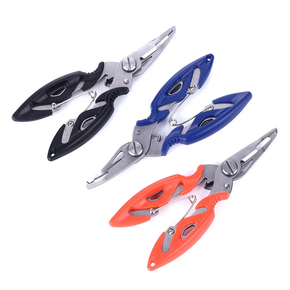 

Fishing Pliers Split Ring Cutters Tackle Scissor Braid Line Lure Hooks Remover Fishing Tool Multifunctional Aluminum Alloy