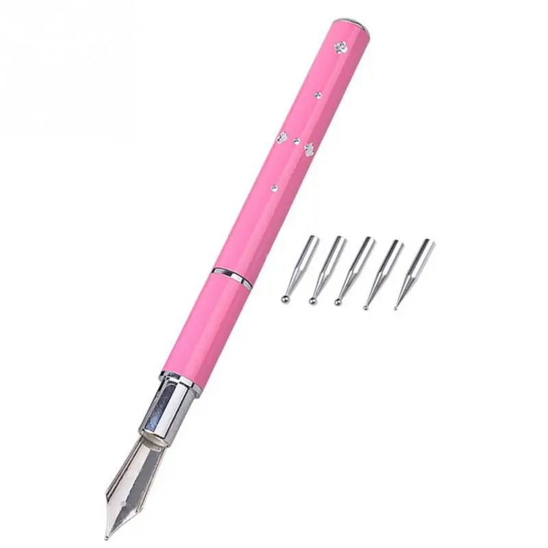 1 шт ручка для ногтей, профессиональная ручка для ногтей, инструменты для рисования ногтей, набор украшений для маникюра, самостоятельного рисования