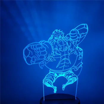 

3D Lamp Anime Lampe Manga One Piece Luffy Lampe Atmosphere Battery Powered Usb Led 3d Night Light Yeezy Xioami Bedroom Decor