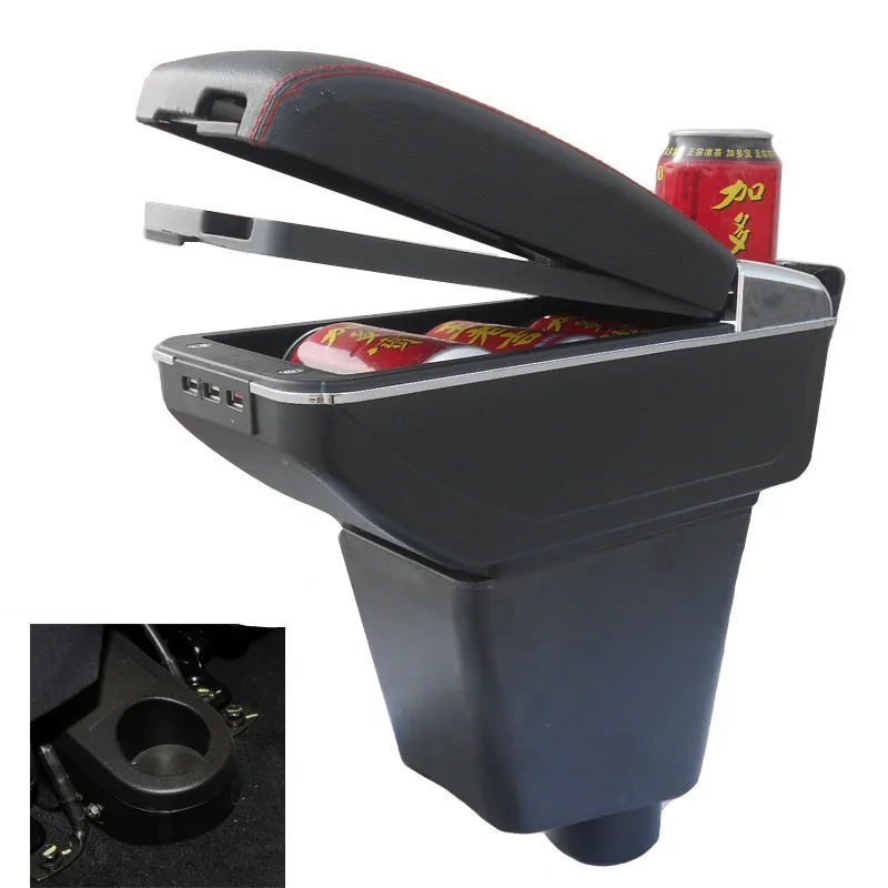 For Renault Kaptur Captur QM3 armrest box central Store content cup holder interior car-styling accessory part 2014-2017 | Автомобили и