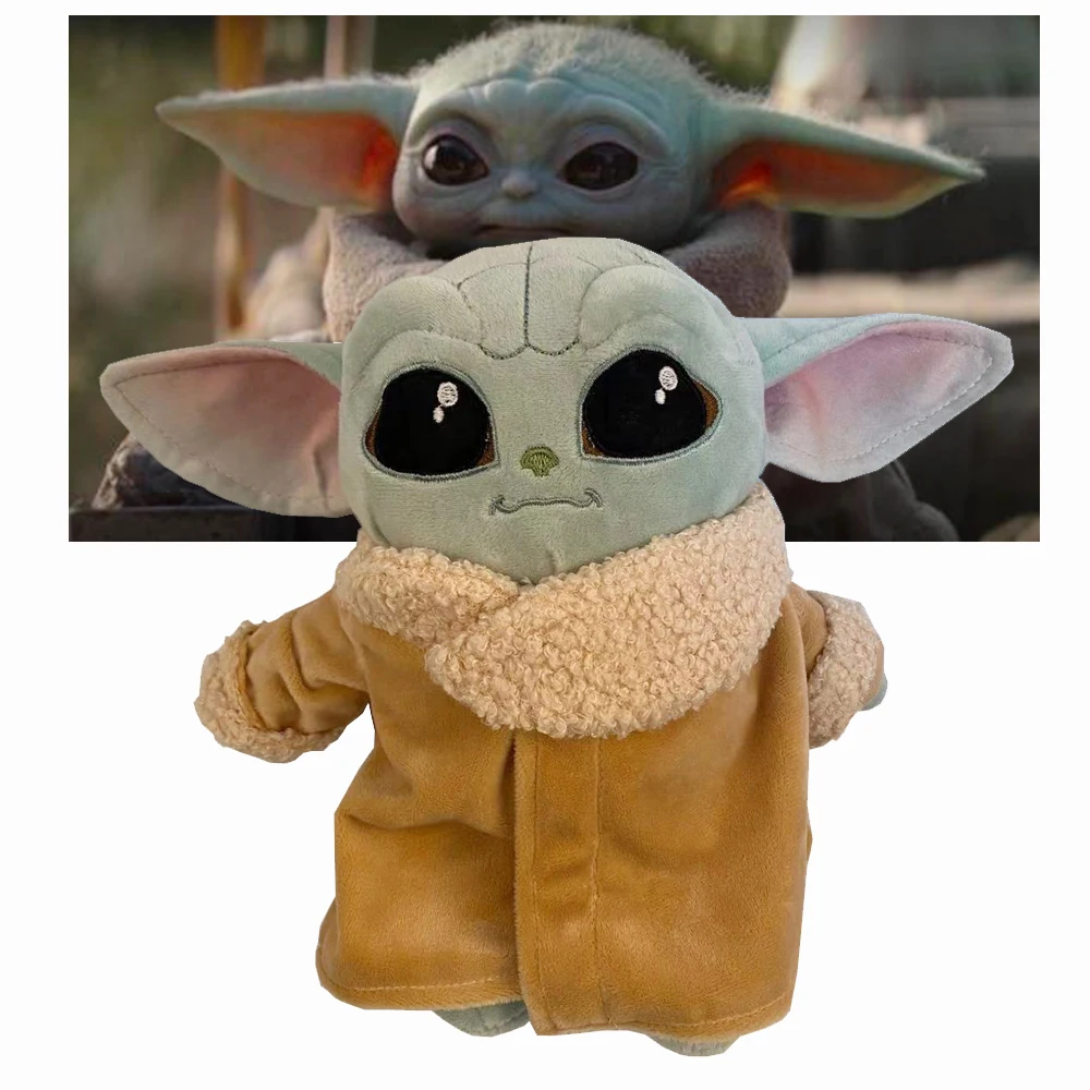 Star Wars Figure Mandalorian Baby Yoda Plush Anime Plushie Bebe Grogu Kawaii Pillows Doll Stuffed Animals Toys For Boys 22cm Movies Tv Aliexpress