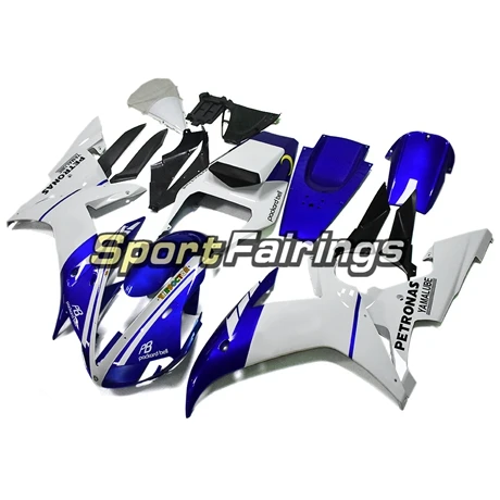 As Pictures Shown Рамки для мотоциклов Для Yamaha YZF R1 2002 2003 обтекатели, корпуса из АБС-пластика, мотоциклетные панели YZF1000 02 03, синие, белые - Цвет: As Pictures Shown