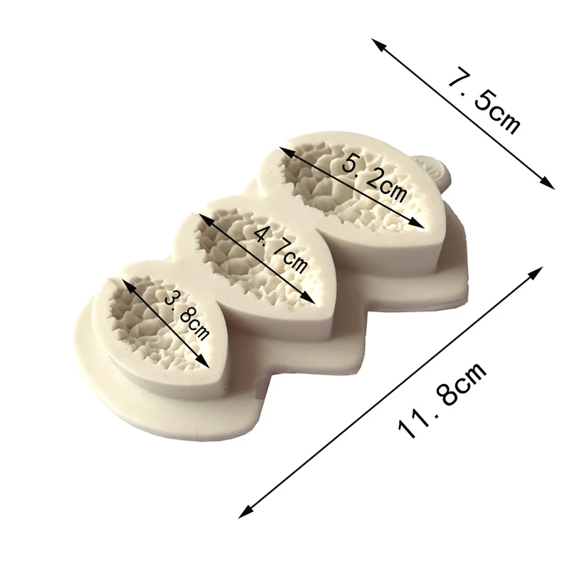 Silicone Pine Nuts Cones Fondant Mold Chocolate Candy Mould Christmas Sugarcraft Kitchen Pastry Tools