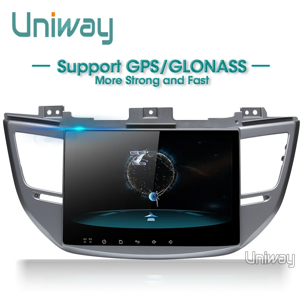 Uniway AXTS1071 2 г+ 32 г Octa 8 ядра android 8.1 автомобильный DVD для Hyundai Tucson/IX35 Мультимедиа автомобилей Радио GPS