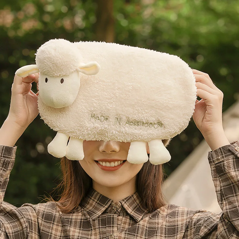 

Hot Water Bottle Charging Plush Cute Hand Warmer Water Bag Warm Belly Winter Pressure Relief Pain Therapy Hot Water Bottle Belt