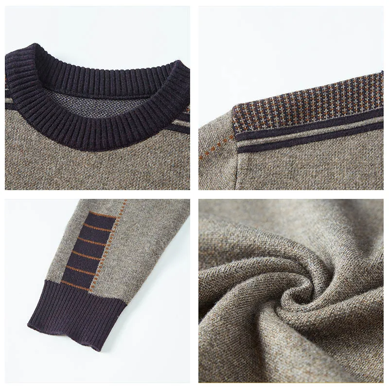 Discount HIYSIZ Brand Autumn Winter Sweater Men Knitwear Pullover Men O-Neck Fashion Style Sweaters Hombre Clothes Pull Homme H3027