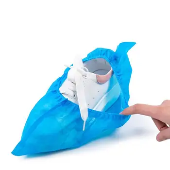 

200Pcs Disposable Shoes Cover Dust-Proof Thickened Non-Woven Shoes Cover Waterproof Overshoes