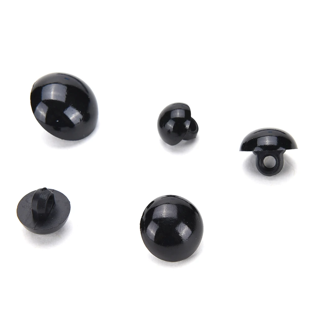

MINIFRUT 100Pcs/lot 9-15mm Cute Plastic Safety Eye Button For Bear Doll Puppet Toys Dolls Accessories