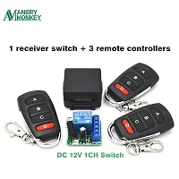 433 МГц 12VSwitch DC 12 В 10A 1CH релейный приемник и 5 шт. 3 шт. 2 шт. RF 433 МГц передатчик пульт дистанционного управления - Цвет: AM1201 and 3AM4K502L